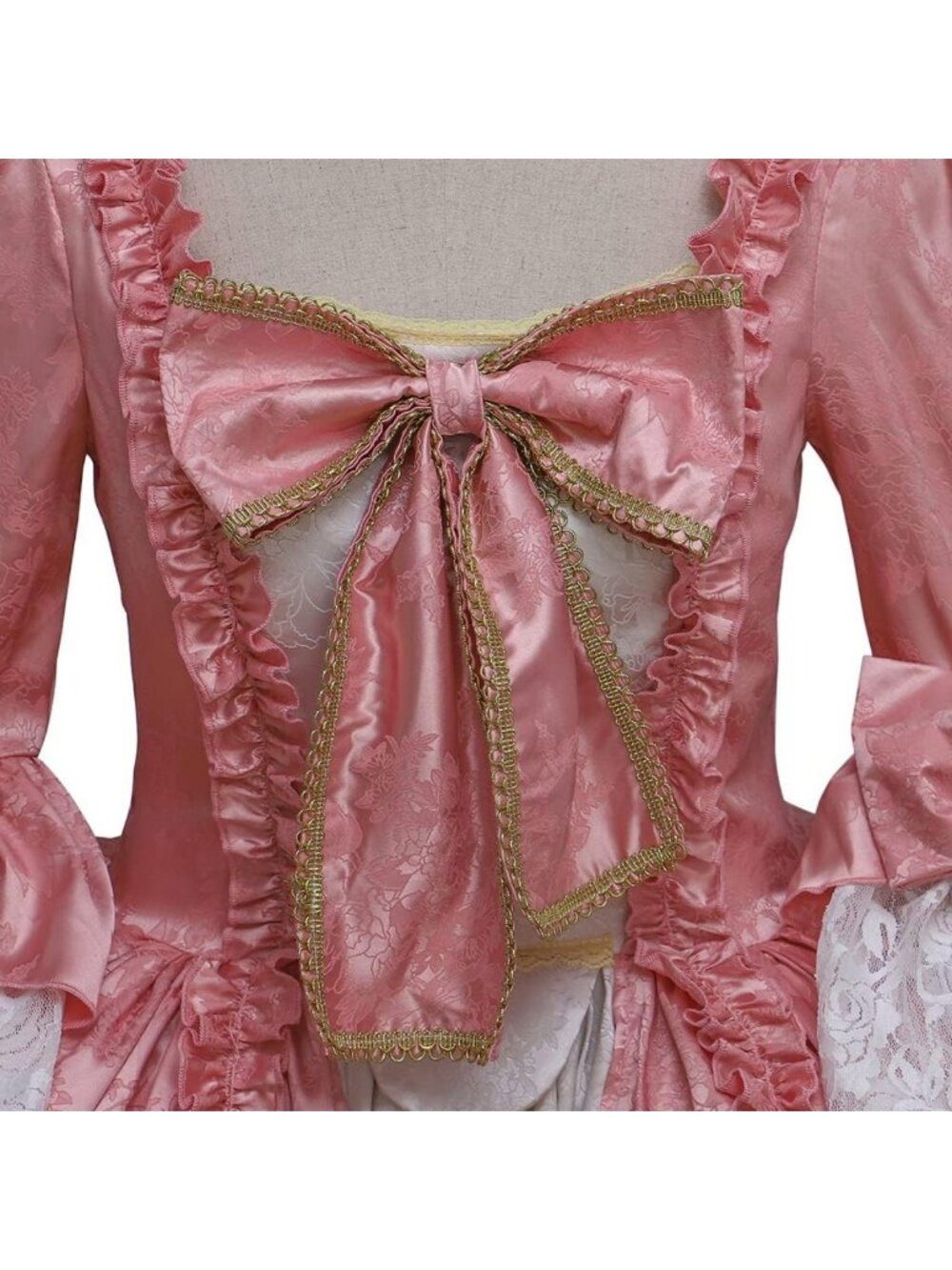Elegant Rococo Baroque Ball Gown Dress | 18th Century Victorian Costume - Picture 2 of 6